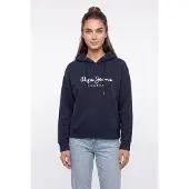 Pepe Jeans Collegepaita 'Baddy' laivastonsininen / valkoinen