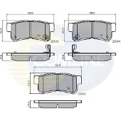 Comline Jarrupalasarja (4kpl), levyjarru CBP31126