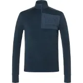 Super.natural Shoulder Guard Regular Fit Collegepaita Puolivetoketjulla
