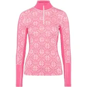 Kari Traa Women's Anna Half Zip Bubblegum Kerrasto yläosat XS
