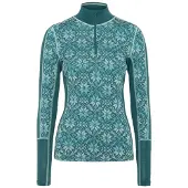 Kari Traa Women's Anna Half Zip Peacock Kerrasto yläosat S