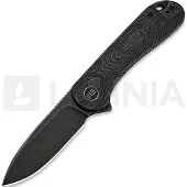 We Knife Elementum WE18062XA-1, Black Stonewashed CPM MagnaCut, Black Titanium pocket knife