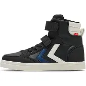 Hummel Saappaat - Slimmer Stadil Leather High Jr - Musta/Sininen - - 26 - Saappaat