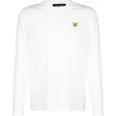 Lyle & Scott Plain L/S T-Shirt - White - M