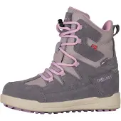 TROLLKIDS Bootsit 'Finnmark' hopeanharmaa / roosa