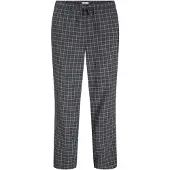 Jack & Jones Pyjamahousut 'JACRimon' antrasiitti / valkoinen