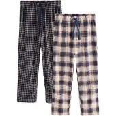 Next Pyjamahousut laivastonsininen / vaaleansininen / ruskea / valkoinen