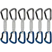 Mammut Workhorse Keylock 12 cm 6-Pack Quickdraws Straight Gate/Bent Gate Key Lock, G - 12 cm