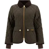 Barbour Fitted Beadnell Quilted Jacket - Khaki green - 38