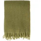 Scandi Living Dune mohair viltti 130x170 cm Oliivi