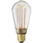 Globen Lighting Laser filament LED E27 6,4 cm, E27