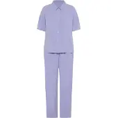 LASCANA Pyjama violetinsininen