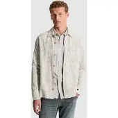 Cast iron Paita 'Overshirt with jacquard pattern and button closure' sininen