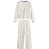 Next Pyjama kerma / vihreä / karhunvatukka