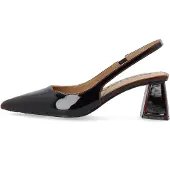 Bianco Biamaralyn Slingback Pull Up Patent - Brown - 39