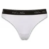 Calvin Klein Underwear Stringit musta / valkoinen