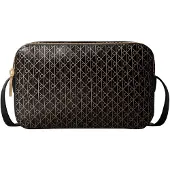 Calvin Klein Emblem Aop Elongated Camera Bag - Black - ONE SIZE