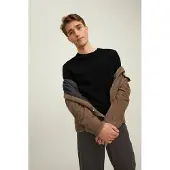 Jack & jones Jprmerino Knit Crew Neck Noos - Black - S