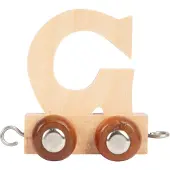 Small Foot - Wooden Letter Train - G - 12 pieces