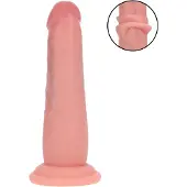 Realrock - kaksinkertaisen tiheyden realistinen dildo (ihonvärinen) - 15,5 cm