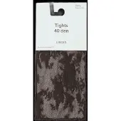 Lindex Tights In Lace 40 Denier - Brown - XXL