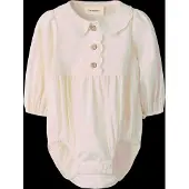 Lil´ Atelier Nbfola Ls Loose Body Shirt Lil - Cream - 74