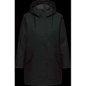 ONLY Carmakoma Carsally Teddy Raincoat Otw - Black - 50-52