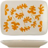 Bloomingville Fauni lautanen Keltainen, 15x11,5 cm