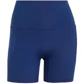 Adidas Urheiluhousut '3-Stripes Studio All Me Booty Short' tummansininen