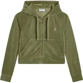 Juicy Couture Collegetakki 'MADISON' oliivi / läpinäkyvä