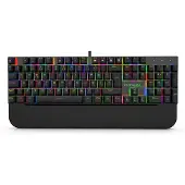 Inca IKG-443, Täysikokoinen (100 %), Langallinen, USB, Mekaaninen, RGB LED, Musta