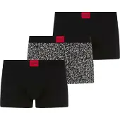 HUGO underwear Bokserishortsit 'GALAXY' harmaa / punainen / musta