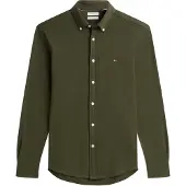 Tommy Hilfiger Knitted Shirt Sf - Khaki green - L