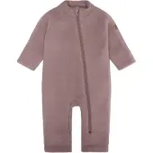 Mikk-Line Wool Baby Suit - Purple - 92