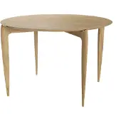 Fritz Hansen Taitettava tarjoilupöytä Ø 60 cm Oiled oak