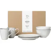 Broste Copenhagen Nordic Sand aamiaisasetti kahdelle 6 osaa