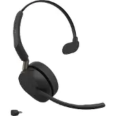 Jabra Evolve3 65 MS ANC -langaton monokuuloke + USB-C-sovitin, musta