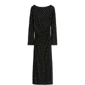 Lindex Long Sleeved Midi Dress - Black - L