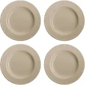 Scandi Living Dots lautanen 28 cm 4-pakkaus Beige