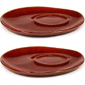 Serax La Mère lautanen espressokupille Ø11 cm 2 kpl Venetian red