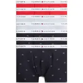 Tommy Hilfiger 7 Pk Trunk Print - Navy - 152-164