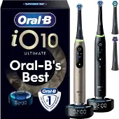 Oral-B iO10 Duo sähköhammasharja 494076 (musta/kulta)