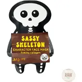 Raw Organic Spalife Halloween Skincare Sheet Mask Sassy skeleton