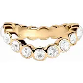 Muli Collection Lotus Wavy Ring Gold 17mm