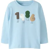 Name it Paita 'NMMOLAF' vaaleansininen / mokka / vihreä / valkoinen