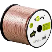 Goobay Kaiutinkaapeli 1,5 mm kirkas - 100 m