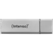 Intenso Alu Line, 16 GB, USB A-tyyppi, 2.0, 28 MB/s, Suojus, Hopea (3521472)