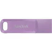SanDisk Ultra Dual Drive Go USB-C 3.2 Gen 1 64 Gt -muistitikku, lavender
