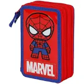 KARACTERMANIA Marvel Spiderman Glide Filled Triple Kynäkotelo