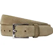 Hackett London for man. HM4100070 Beige Feather Edge leather belt (32), Casual, Classic, Suede